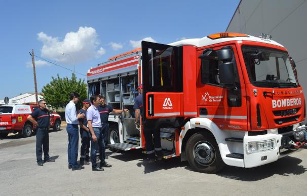El Servicio de Bomberos de la Diputación de Teruel cuenta con un nuevo vehículo