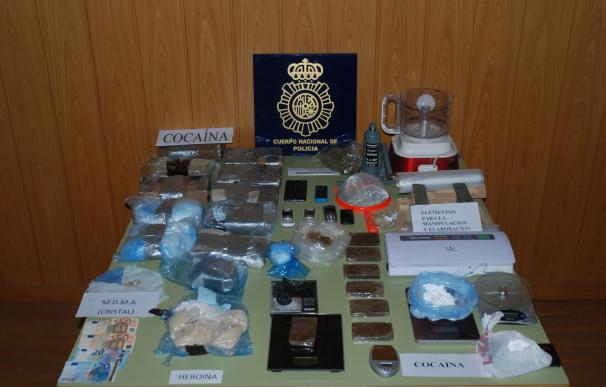 La Policía desarticula un grupo de narcos y se incauta de 10,5 kilos de cocaína