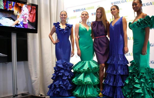 Laura Sánchez diseña vestidos flamencos de la mano de Vicky Martín Berrocal