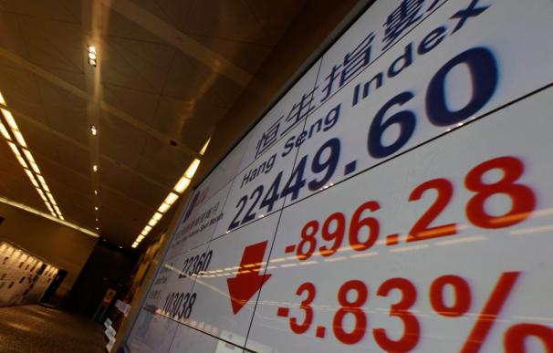 Las financieras y petroleras chinas lideran las caídas del Hang Seng