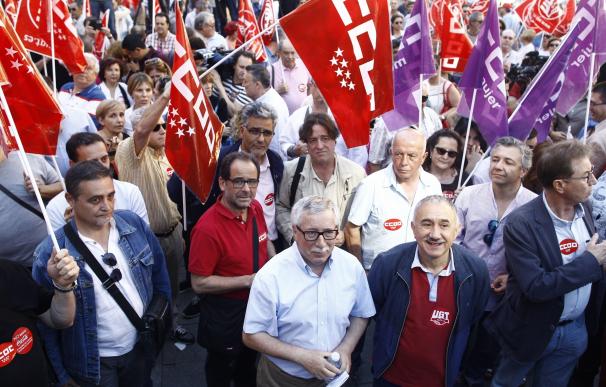 Los sindicatos amenazan con movilizaciones si el próximo Gobierno no aprueba la renta mínima