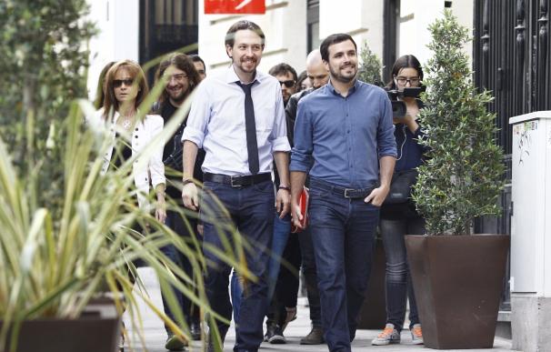 Pablo Iglesias felicita a Alberto Garzón y a la nueva generación de dirigentes de IU: "Os necesitamos"