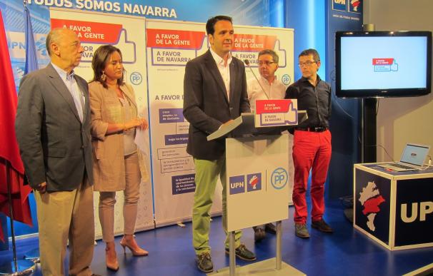 'A favor de la gente, a favor de Navarra', lema de UPN-PP, que visitará más de 50 localidades en campaña