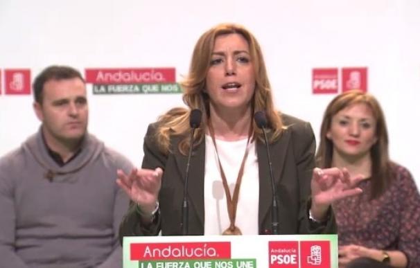 Susana Díaz: "Tenemos que ser implacables contra la corrupción que nos hace tanto daño, afecte a quien afecte"