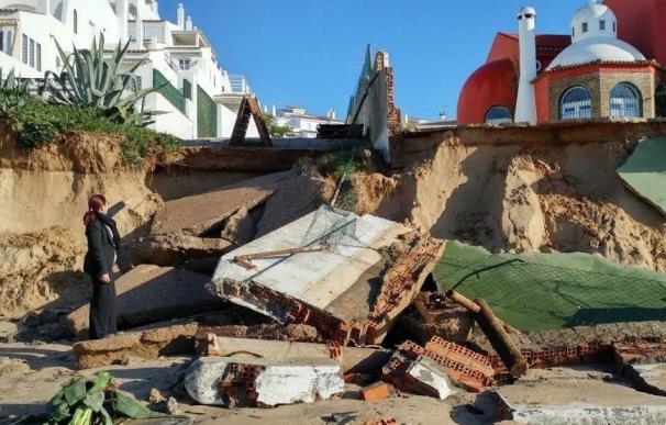 Diputación reclama al Gobierno "una actuación urgente y contundente" en la zona costera dañada tras el temporal