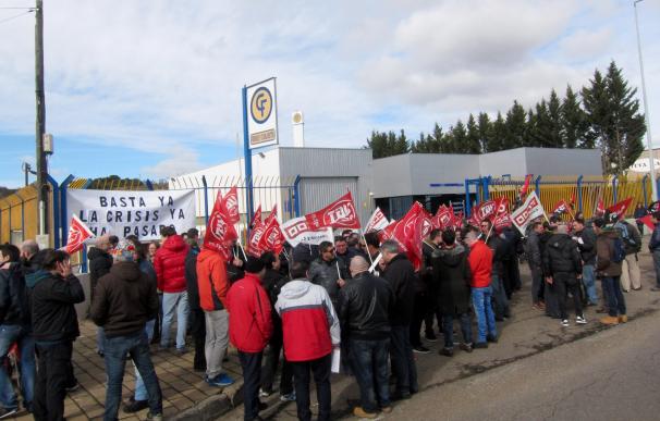 Trabajadores de Frenos y Conjuntos se concentran en Valladolid para pedir negociar un convenio propio