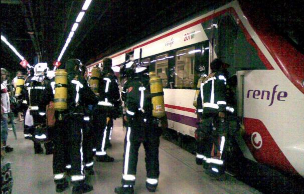 El choque de trenes ha provocado contusiones leves a 18 personas, entre ellas dos bebés