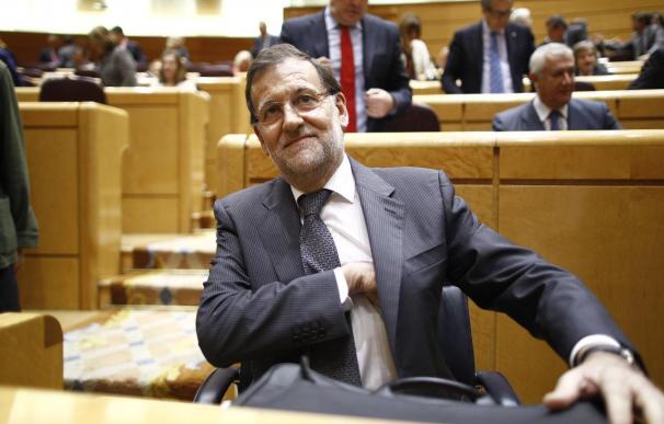 Rajoy vuelve el martes al Senado en el primer Pleno del año, para responder a PSOE, Entesa y Amaiur