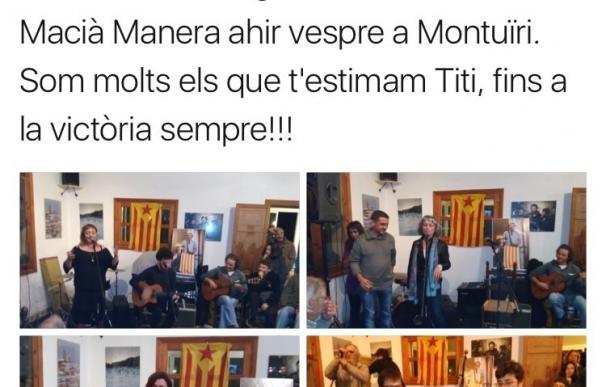 Círculo Balear censura que una consellera de MÉS "haya homenajeado al terrorista fallecido, Macià Manera"