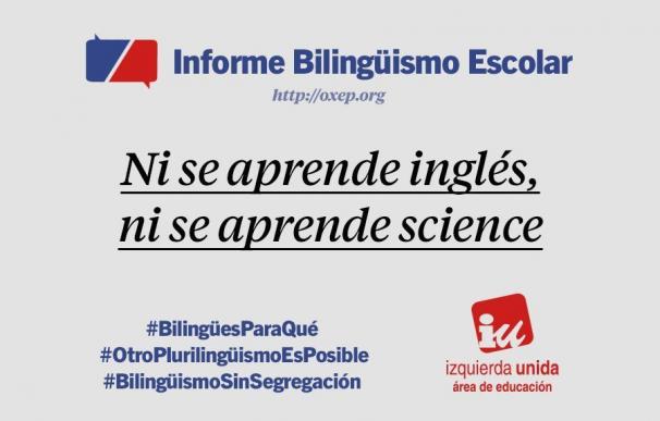 ¿Es importante saber inglés? IU lanza una campaña contra el bilingüismo en el colegio
