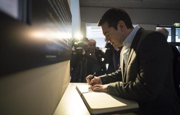 El primer ministro de Grecia, Alexis Tsipras, durante una visita a Alemania.