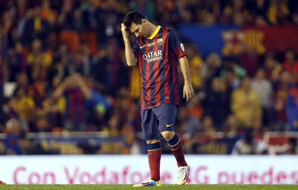 Messi volvió a defraudar en la final de Copa