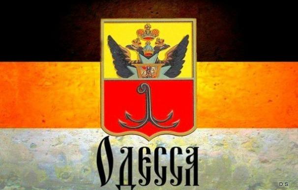 La bandera de la autoproclamada República Popular de Odesa