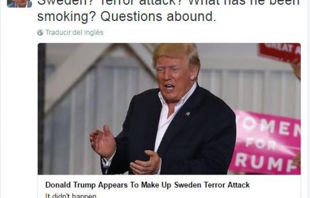 Suecia y Twitter se mofan de Trump después de inventarse un atentado en el país