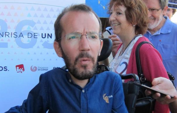Echenique cree que "no es de recibo" que Pedro Sánchez "oculte" con quién va a pactar tras las elecciones