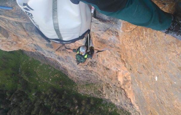 Rescatada una escaladora en Torla, herida tras desprenderse una piedra y caerse unos 15 metros