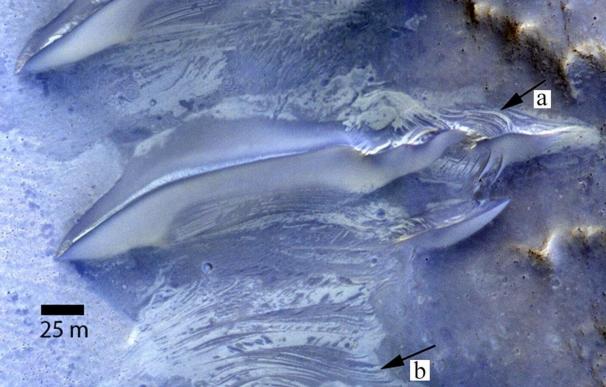 Localizado en Marte un terreno inundado en un pasado no muy lejano