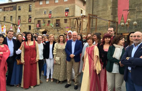 Ceniceros anima a visitar las XX Jornadas Medievales de Briones, "una referencia en La Rioja y fuera de ella"