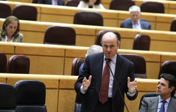 Guindos explica hoy en el Senado las líneas de su departamento y la privatización de Bankia