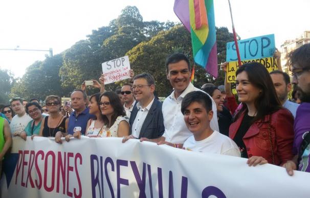 Valencia celebra la diversidad y reivindica la "igualdad real" en la manifestación del Día del Orgullo LGTBi