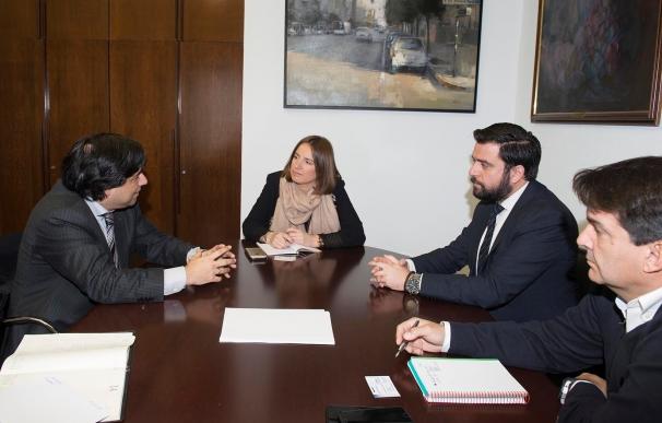 Empresas auxiliares del sector aeronáutico de la provincia presentan su proyecto asociativo a la Diputación