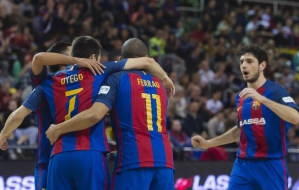 (Crónica) El Barça Lassa sigue líder tras golear (6-1) al Jumilla