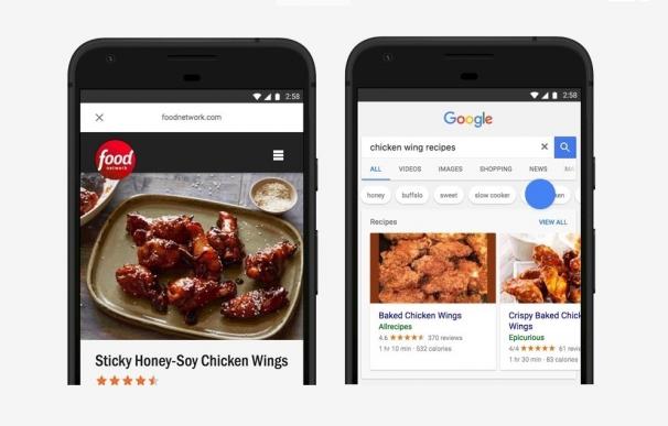 Google mejora su algoritmo para la búsqueda recetas: podrás elegir por sabores e ingredientes