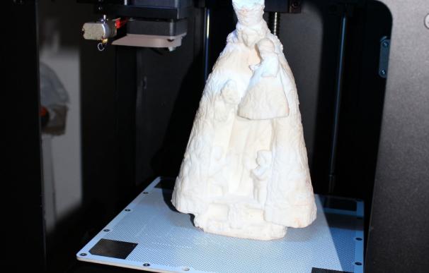 Logran imágenes de la Virgen de los Desamparados con moldes hechos por primera vez a partir de archivos en 3D