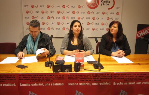 UGT inicia una campaña para hacer "visible" la brecha salarial que "existe" en las empresas de Castilla y León