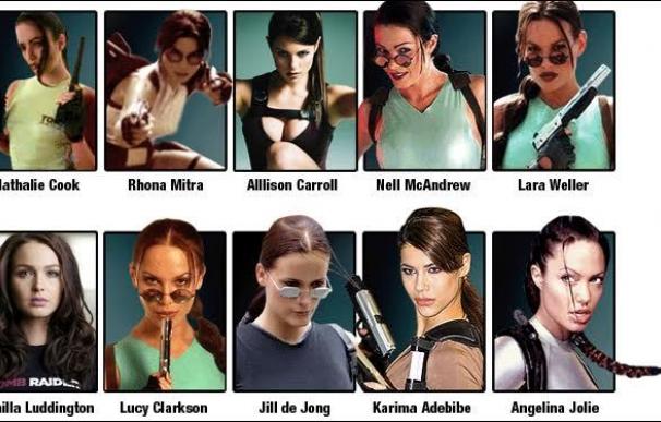 Estas son las actrices y modelos que han interpretado a Lara Croft