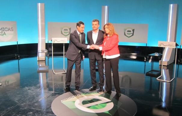 Díaz promete un portal de transparencia y Moreno retirar los aforamientos a diputados