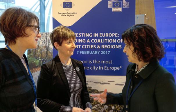 Tapia expone en Bruselas el caso de Euskadi como "región pionera en eficiencia y sostenibilidad urbana"