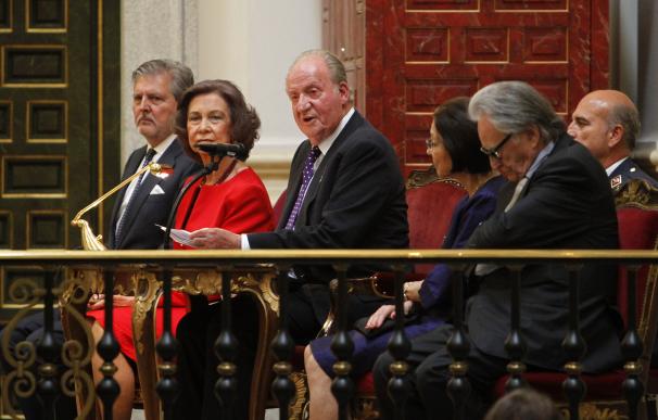 Los Reyes Don Juan Carlos y Doña Sofía de nuevo juntos para apoyar a Simeón de Bulgaria