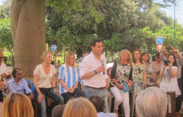 Moreno (PP-A) dice que hay "nerviosismo" en el PSOE-A por las encuestas y afirma que "vamos a ganar" en Andalucía