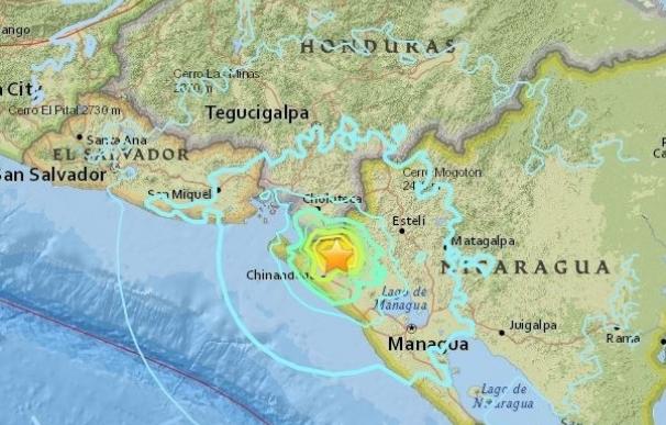 Registrado un terremoto de magnitud 6,1 en el este de Nicaragua