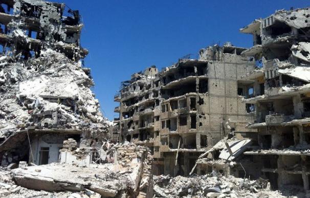 Foto de archivo de la destrucción en la ciudad de Homs/ AFP