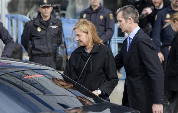 La infanta Cristina responsable civil de 265.000 euros e Iñaki Urdangarín condenado a 6 años y 3 meses