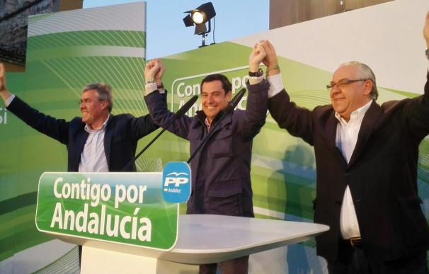 Moreno alerta contra "el cuento del miedo" del PSOE-A como "único ingrediente" para mantenerse "en el poder"