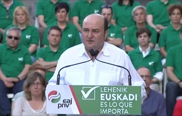 Ortuzar advierte de que la "estrategia" de PP, PSOE, C's y Podemos "nos avoca a unas terceras elecciones"