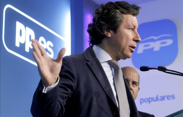 Floriano advierte de que sólo se espera del PSOE insultos y pide a Rublacaba moderación en su equipo
