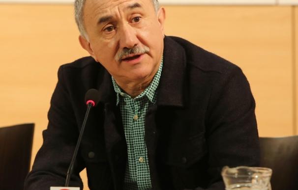 Álvarez (UGT) pide al Gobierno que "apriete" a la CEOE para facilitar el acuerdo de convenios