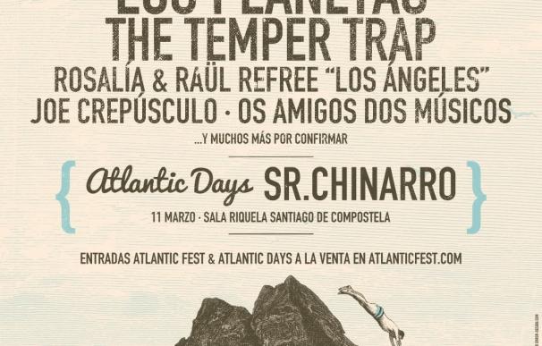 Rosalía & Raül Refree, Joe Crepúsculo y Os Amigos dos Músicos, nuevas confirmaciones para el Atlantic Fest