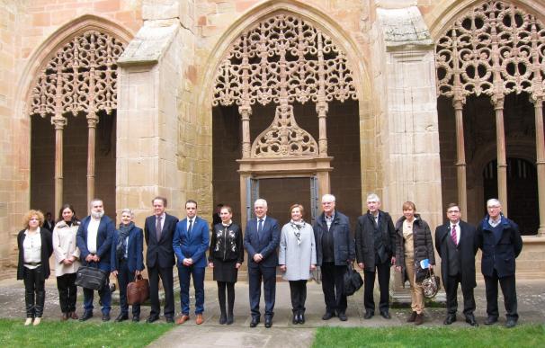Los Gobiernos de La Rioja y de Navarra apuestan por el futuro de Santa María la Real