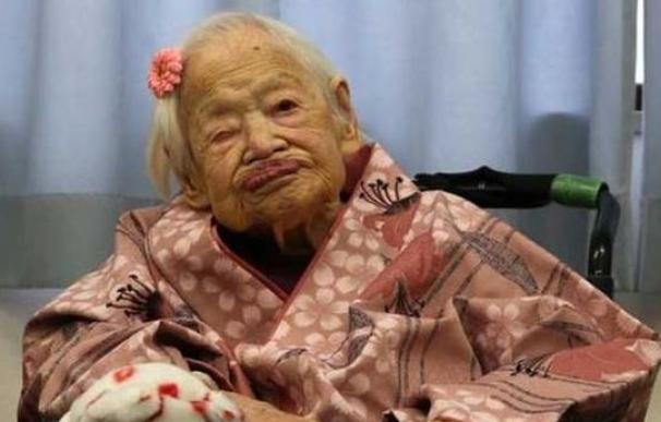Misao Okawa, la persona más vieja del mundo.