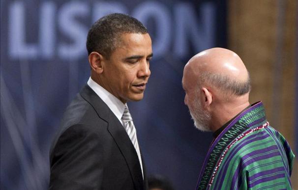 Obama y Karzai analizan "avances" en el proceso de retirada de Afganistán