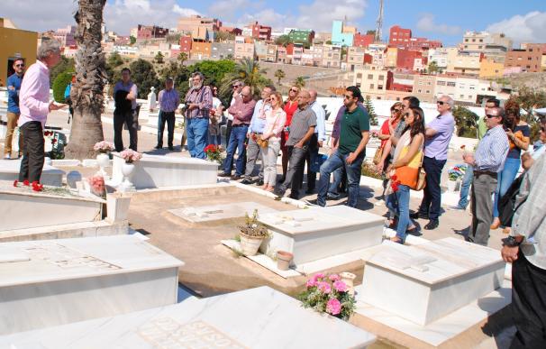 PSOE y UGT homenajean en Melilla a los muertos durante la Guerra Civil y por la defensa de la democracia