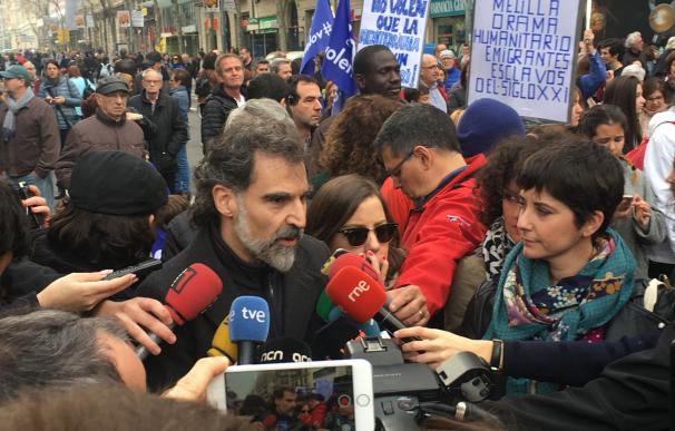 Cuixart (Òmnium) considera "una vergüenza" que España y Europa no atiendan a los refugiados