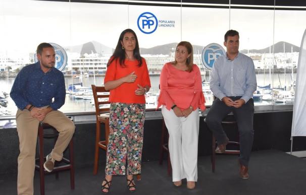 La candidata del PP al Congreso por Las Palmas aboga por "consolidar la recuperación" iniciada en España