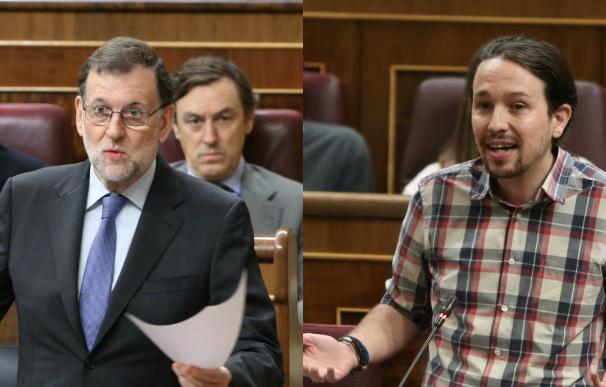 Iglesias echa en cara a Rajoy los casos de corrupción del PP y el presidente replica: "Menos mal que no es Robespierre"
