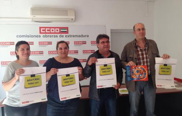 Carretero (CCOO) asegura que Monago y Rajoy son quienes "más daño han hecho" a los trabajadores extremeños